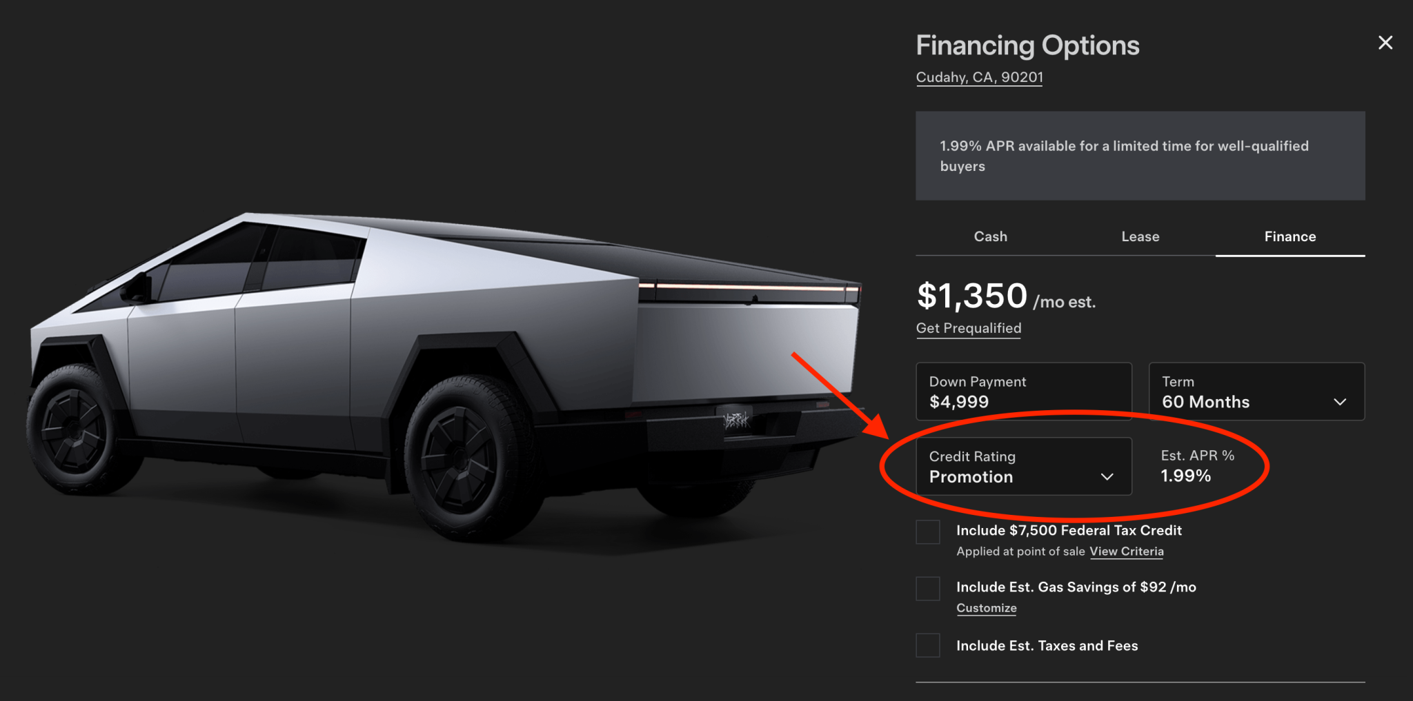 Tesla рятує Cybertruck: знижена ставка кредиту, щоб підняти продажі