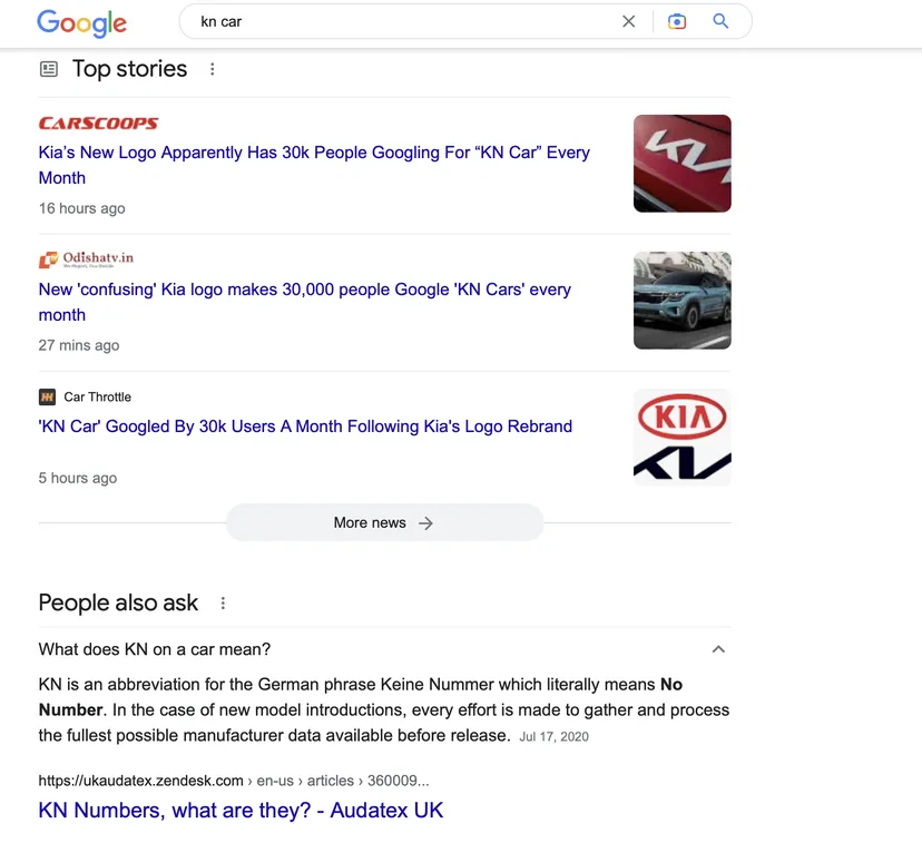 Новий логотип Kia збиває з пантелику: 30 000 людей щомісяця шукають у Google автомобіль “KN”